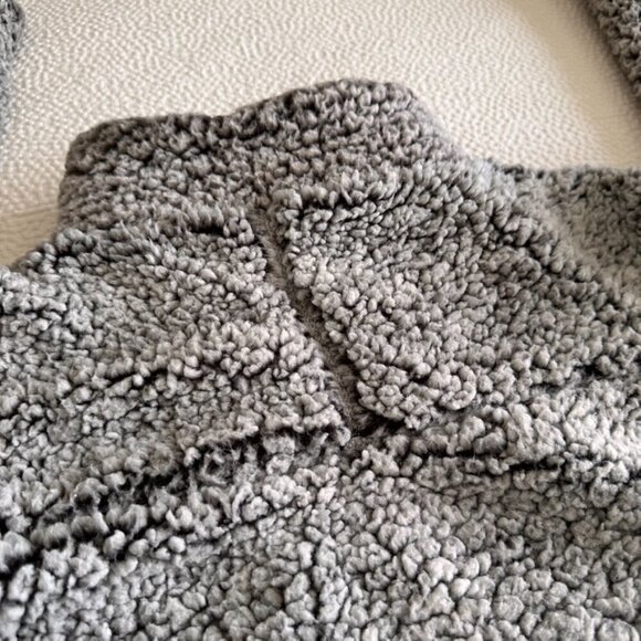 Thread & Supply Women's Wubby Fleece Pullover Charcoal Sz M - Picture 3 of 16